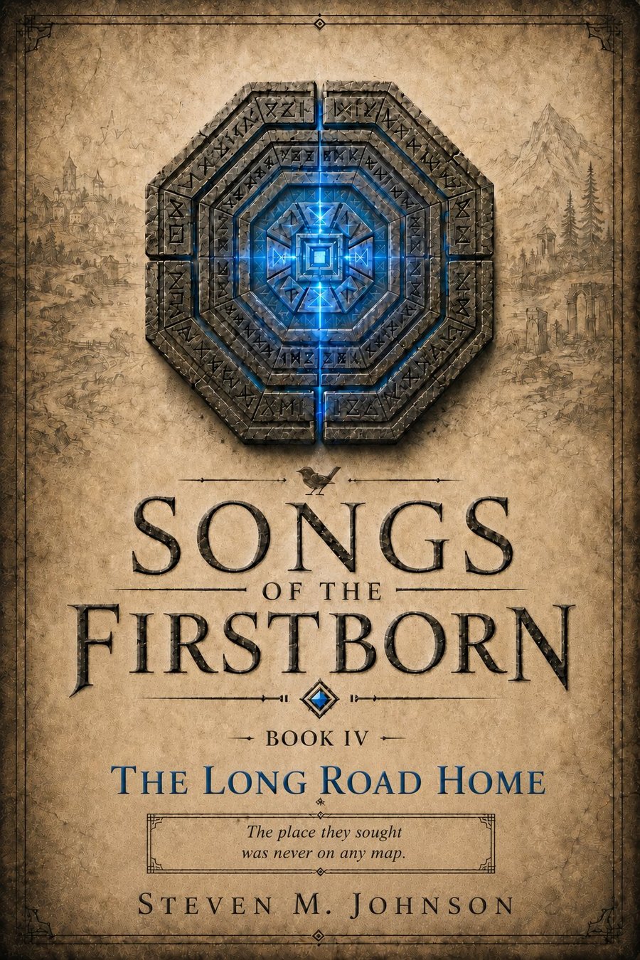 Book cover of Songs of the Firstborn Book IV: The Long Road Home by Steven M. Johnson
